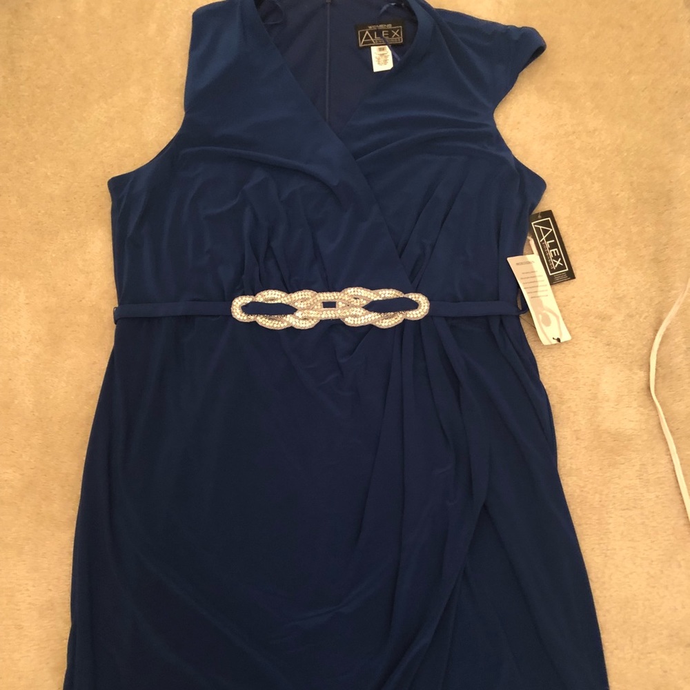 Royal blue dress